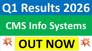 CMS INFO SYSTEMS Q1 results 2026 | CMS INFO results today | CMS INFO SYSTEMS Share latest News today