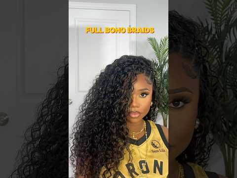 BOHO BRAIDS / BORA BORA BRAIDS with curly human hair