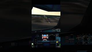 plane landing at night #shortvideo #aviation #aroplane #landing #night#cockpitviews