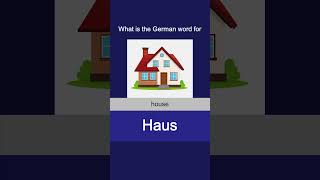 Easy German Words for Beginners | Quick Lesson | Vocabulary 001 #learngerman #easygerman #german