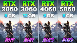 RTX 2060 vs RTX 3060 vs RTX 4060 vs RTX 5060 - Test in 10 Games