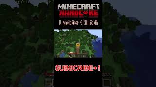 Doing Minecraft Hardcore Ladder Clutch!!| Tech(DK) Gamerz. 🔥😱#minecraft #minecraftshorts #mlg