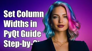 How to Set Column Widths in PyQt: A Step-by-Step Guide for Developers