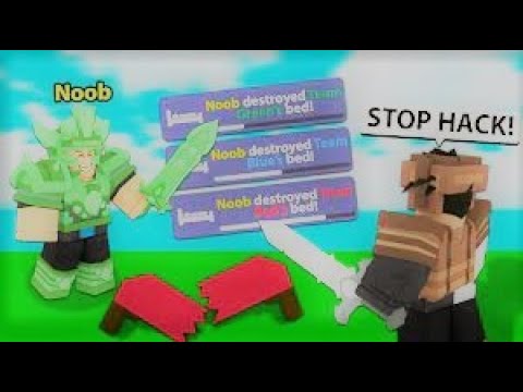 Did I find a hacker in Roblox Bedwars