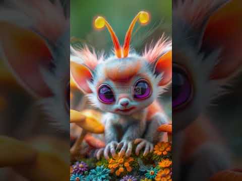 Cutest Alien Creature in a Magical Forest! 🐾✨ | Fantasy World Short