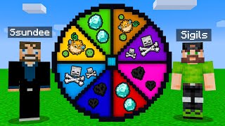 SPIN the WHEEL for Mincraft Challenge
