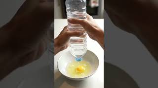 勞 ULTIMATE Egg Yolk Separator Trick! (Water Bottle HACK)