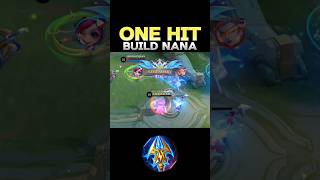😱 WATCH THIS - BEST BUILD NANA 2024❓ (ONE HIT) ~ MLBB 🔥 #mobilelegends #onehitbuild #nana #shorts