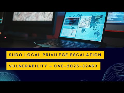 Sudo Local Privilege Escalation Vulnerability – CVE-2025-32463 Explained | #cve #poc #CVE-2025-32463