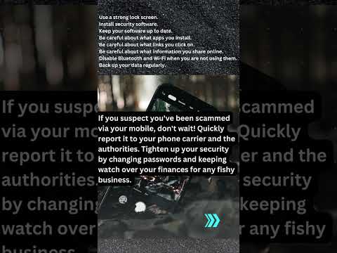 Mobile Phone Security Tips. #shorts