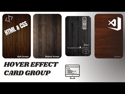 Card group-Hover effect Css-HTML Css Tutorial-ASMR keyboard-ASMR programming-Card Css