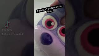 Deviantart crossovers be like: #tiktok #fnaf #fnafsbdlc #fivenightsatfreddys #tiktokvideo