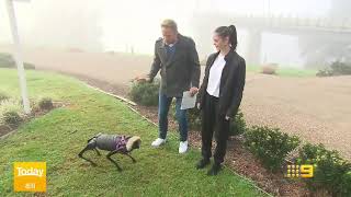 Sparky the ROBODOG - 1st LIVE TV interview - Today show Australia