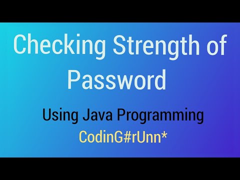 Checking Strength of Password with Explanation | Java Programming | #coding #programming #game #java