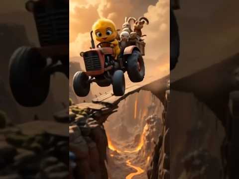 Survival): 🚜 Chick's Epic Escape! 🔥 Volcano Jungle Adventure 🌧️
