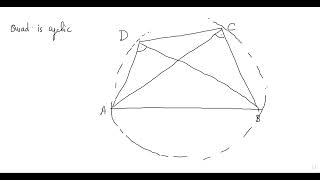 Cyclic Quadrilaterals - I  (EGMO)