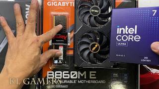 intel Core ULTRA 7 265 GIGABYTE B860M E ASUS RTX3050 Thermaltake  Versa H25 Gaming PC Build