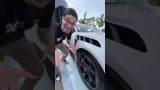 The Mustang GTD suspension responds fast 🫠