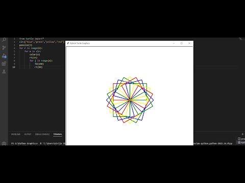 Python turtle graphics