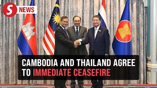 Cambodia and Thailand agree to immediate ceasefire, says Anwar
