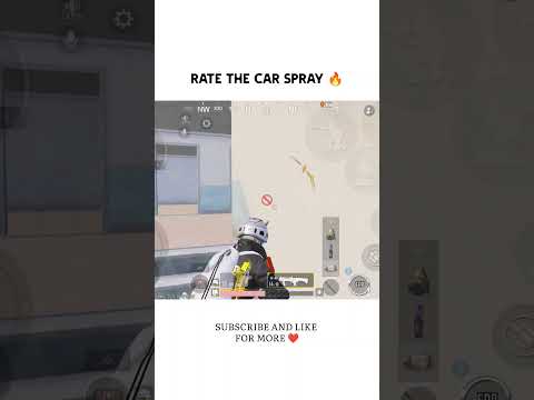 Rate the Car Spray 🔥#bgmi #viral