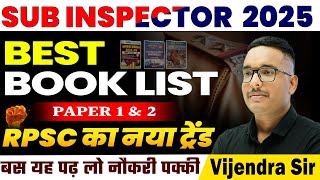 Raj. SI Recruitment 2025 | Best Book List | RPSC PSI | SI Vijendra Sir #bestbook #si2025