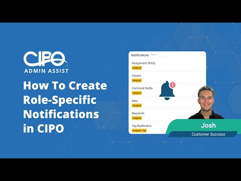 Admin Assist: Create Role-Specific Notifications in CIPO | Smarter Alerts for Construction Teams