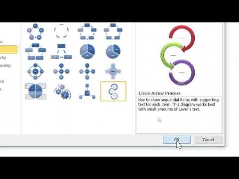 Creating SmartArt