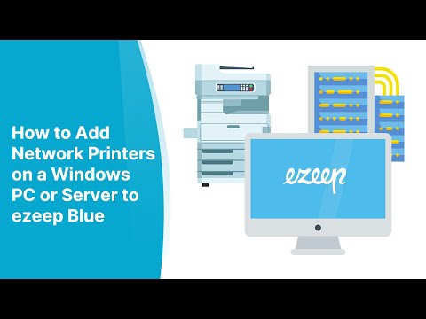 How to Add Network Printers on a Window Server or PC to the ezeep cloud.