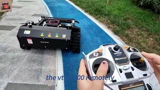 China remote control slope mower with tracks low price for sale, Chinese best slope mower for sale