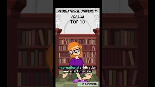 TOP 10 INTERNATIONAL UNIVERSITIES FOR LLM #lawforall #interestingfacts