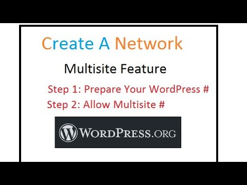 How to make a setup wordpress multisite step by step 2020