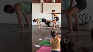 Always so much fun at our inversions workshop! #ytt