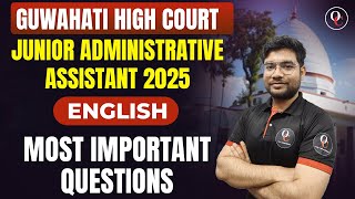 JAA | Junior Administrative Assitant | English | Gauhati High Court | Most Important Questions
