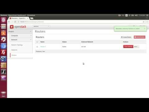สร้าง network ใน openstack