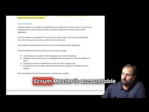 Scrum Master Accountability Scrum Guide Breakdown With Scott Payne