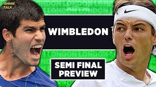 Alcaraz vs Fritz | Wimbledon 2025 SF | Tennis Talk Prediction