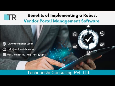 Vendor Portal Management System  | Implementation Benefits |  TechnoRishi Consulting Pvt. Ltd.