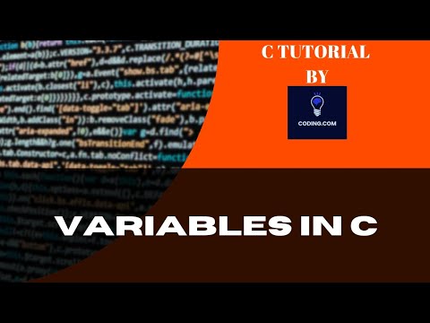 Variables in C  | C language me variables kya hote hai