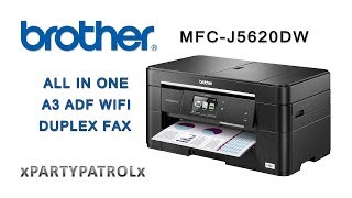 Brother MFC-J5620DW A3 Multifunktion Inkjet Printer + FAX UNBOXING 4K EN xPARTYPATROLx