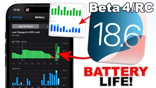 iOS 18.6 Beta 4 / iOS 18.6 RC Battery Life!
