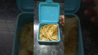 lunch box today | puri with dal and aloo | banana #shorts #lunchboxideas