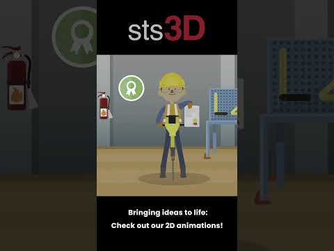 sts3D| 2D animation styles for Induction programs #mining #gaming #minesafety #virtualreality