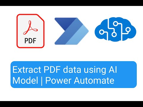 PDF Data Extraction using AI Builder | Power Automate #powerautomate #powerapps #sharepoint #ai