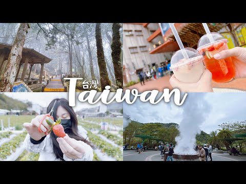🍓苗栗大湖採草莓囉丨不敢連假出門了🚗宜蘭太平山鳩之澤🥚溫泉蛋、🌲檜木原始林...回家的路很長 but I ❤️ 🇹🇼台灣開關衝衝衝!!!（Ep.2）