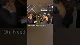 ☺️ President #Zelensky drinks coffee in cafe 2020 English subtitles 💔 #UkraineUnderAttack