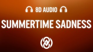 Lana Del Rey - Summertime Sadness (Lyrics) | 8D Audio 🎧