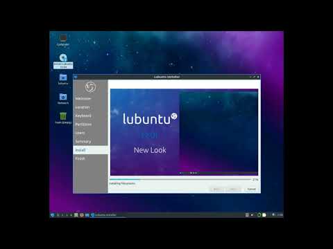 Lubuntu 19.04 64 bit: Installation, software and memory, disk usage - Time-lapse photography