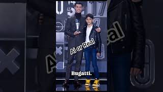 New Bugatti trend| I woke up in a new Bugatti #bugatti #trend #ronaldo #messi