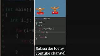 Advance pattern programming In C || C programming language || #shorts #harrybhai